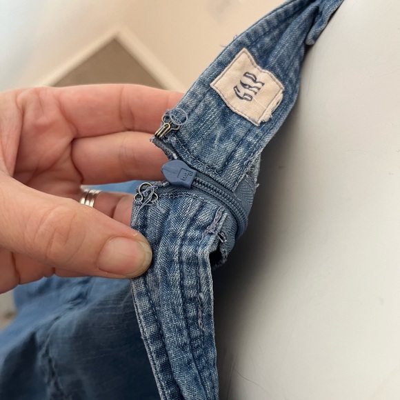 Gap Denim Blue Romper size 2 - Picture 4 of 6